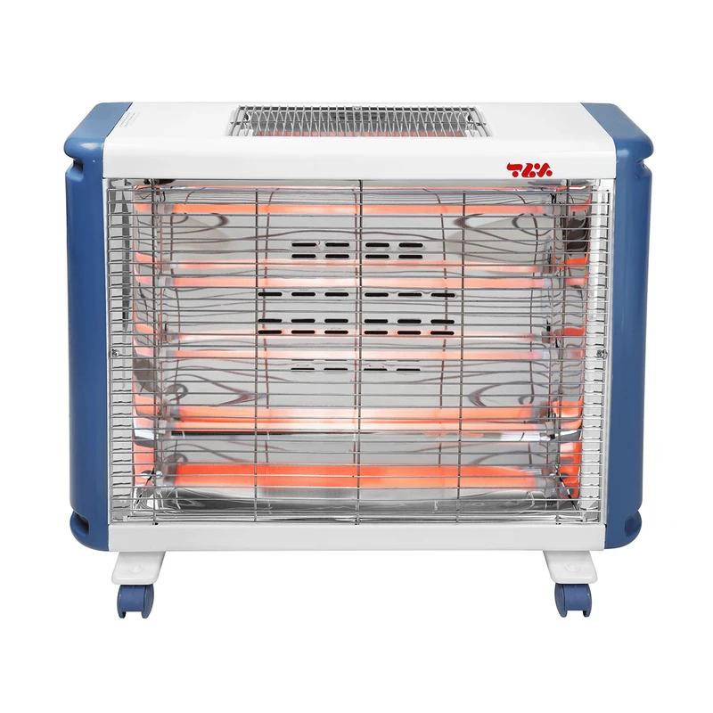 بخاری برقی فن‌دار برفاب مدل QH-3000 دارای تایمر، مجهز به سیستم عملکرد ایمن