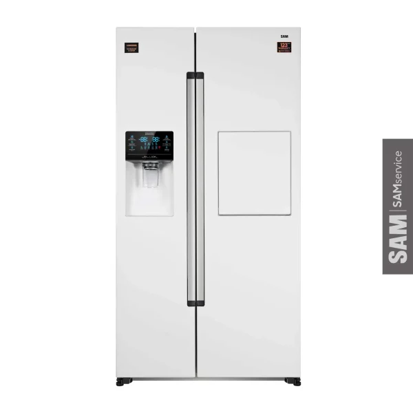 یخچال فریزر سایدبایساید سام مدل ROSSO 3/W