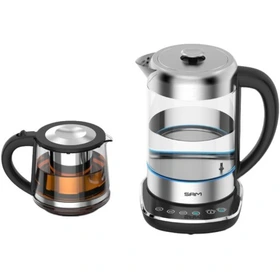 چای ساز روهمی ۲۲۰۰ وات استیل TM-216-B سام